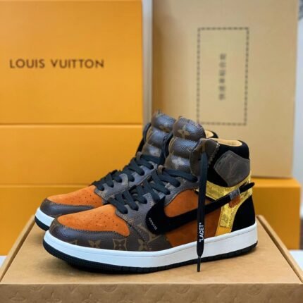 LOUIS VUITTON × NIKE AIR FORCE 1 Sneaker High-tops