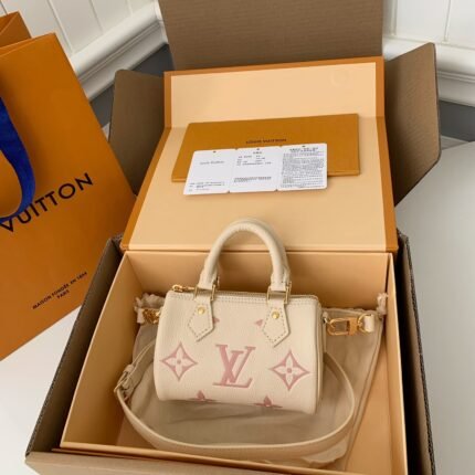 Louis Vuitton Nano Speedy M81913 .Size 16*10*7.5cm