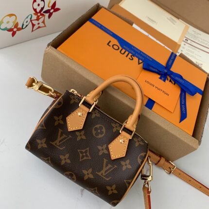 Louis Vuitton Nano Speedy M81085 .Size 16*10*7.5cm