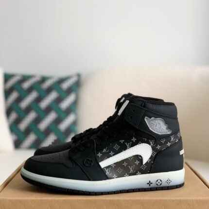Louis Vuitton x Nike Air Jorda 1 High AJ1 Sneakers
