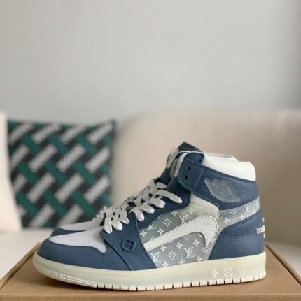 Louis Vuitton x Nike Air Jorda 1 High AJ1 Sneakers