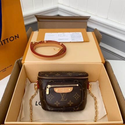 Louis Vuitton-s new MINI BUMBAG vintage handbag for the season M82335 is of top quality