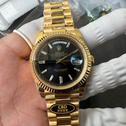 Rolex Yellow Gold Day-Date 40mm Caliber 3255 Pair of Original Weights