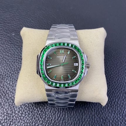 Patek Philippe 5711 Hand-set emeralds